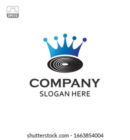 classic crown and phonograph logos, logos related to the music industry, became king in the world of recorded music