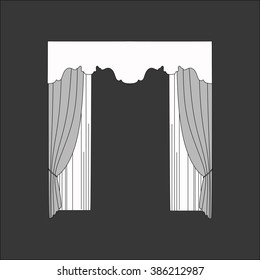 classic curtains.
