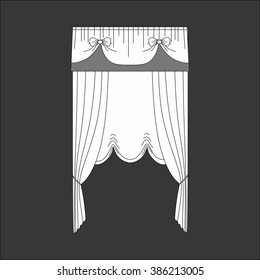 classic curtains.
