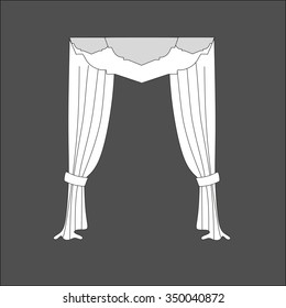 classic curtains . curtains . lambrequin .