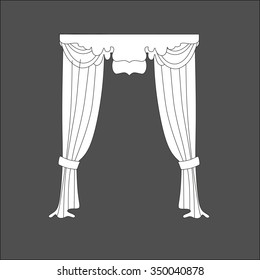 classic curtains . curtains . lambrequin .
