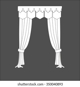 classic curtains . curtains . lambrequin .