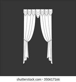 classic curtains . curtains . lambrequin
