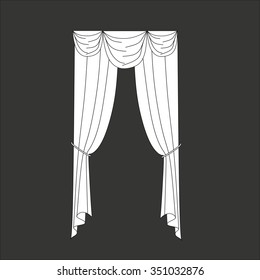 classic curtains . curtains . lambrequin