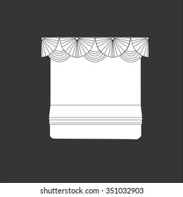 classic curtains . curtains . lambrequin