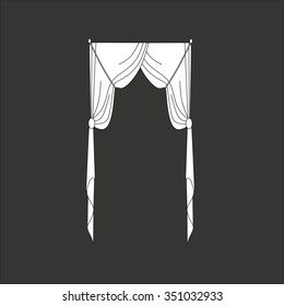 classic curtains . curtains . lambrequin