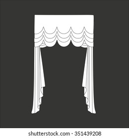 classic curtains . curtains . lambrequin