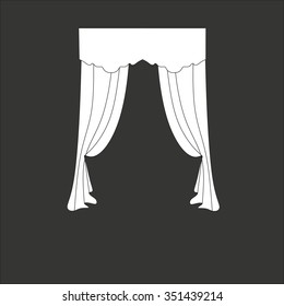 classic curtains . curtains . lambrequin