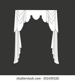 classic curtains . curtains . lambrequin