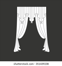 classic curtains . curtains . lambrequin