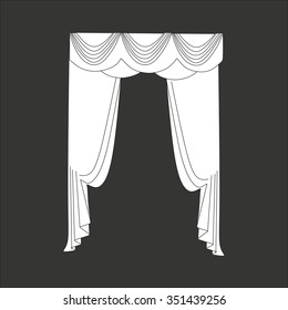 classic curtains . curtains . lambrequin