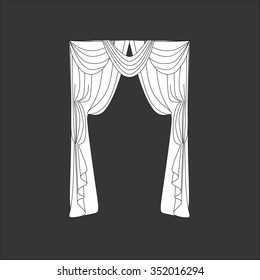 classic curtains . curtains . lambrequin