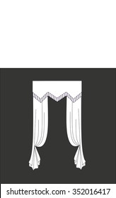 classic curtains . curtains . lambrequin