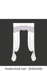 classic curtains . curtains . lambrequin