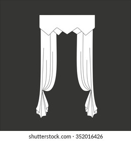classic curtains . curtains . lambrequin