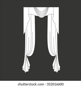 classic curtains . curtains . lambrequin