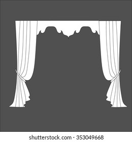classic curtains . curtains . lambrequin