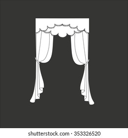 classic curtains . curtains . lambrequin