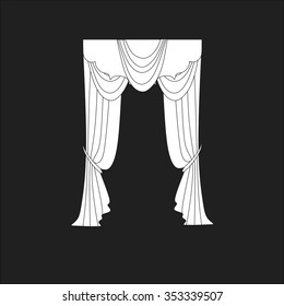 classic curtains . curtains . lambrequin