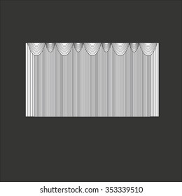 classic curtains . curtains . lambrequin
