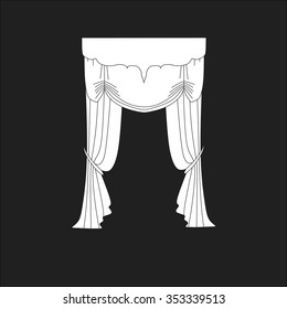classic curtains . curtains . lambrequin