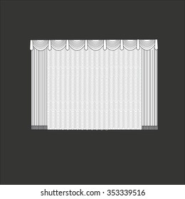 classic curtains . curtains . lambrequin