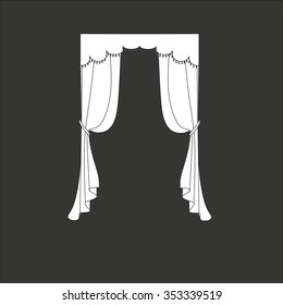 classic curtains . curtains . lambrequin
