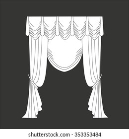 
classic curtains . curtains . lambrequin
