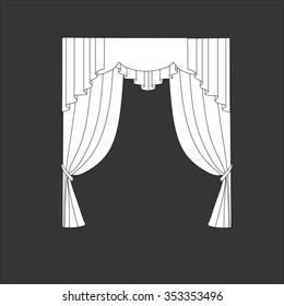 
classic curtains . curtains . lambrequin