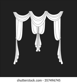 classic curtains . curtains . lambrequin