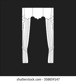classic curtains . curtains . lambrequin