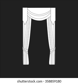 classic curtains . curtains . lambrequin