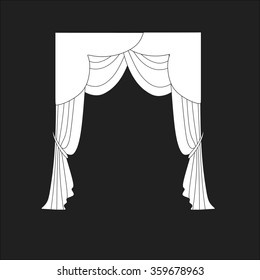 classic curtains . curtains . lambrequin