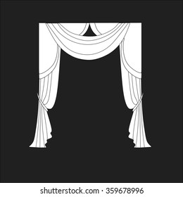 classic curtains . curtains . lambrequin