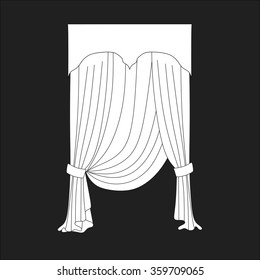classic curtains . curtains . lambrequin