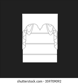 classic curtains . curtains . lambrequin