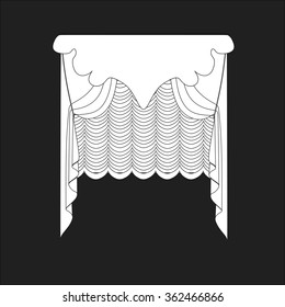 classic curtains . curtains . lambrequin