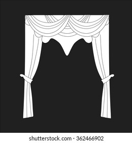 classic curtains . curtains . lambrequin