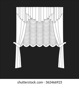 classic curtains . curtains . lambrequin