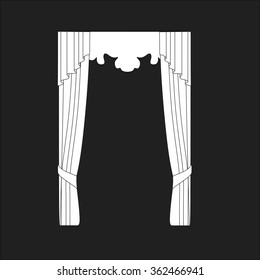 classic curtains . curtains . lambrequin