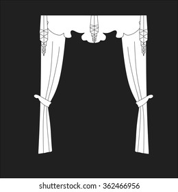 classic curtains . curtains . lambrequin