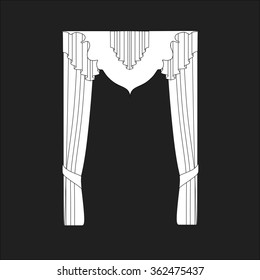 classic curtains . curtains . lambrequin