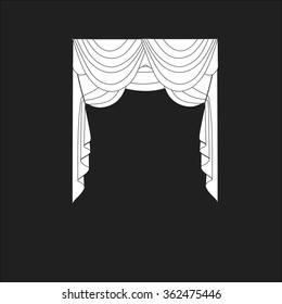 classic curtains . curtains . lambrequin