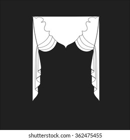 classic curtains . curtains . lambrequin