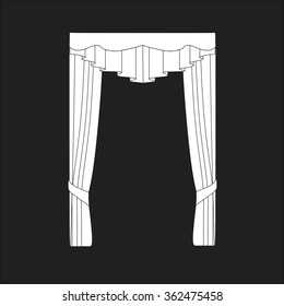 classic curtains . curtains . lambrequin