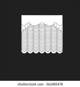 classic curtains . curtains . lambrequin