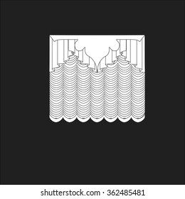 classic curtains . curtains . lambrequin