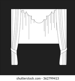 classic curtains . curtains . lambrequin