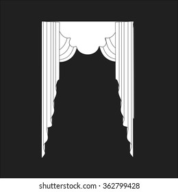 classic curtains . curtains . lambrequin