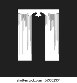 classic curtains . curtains . lambrequin